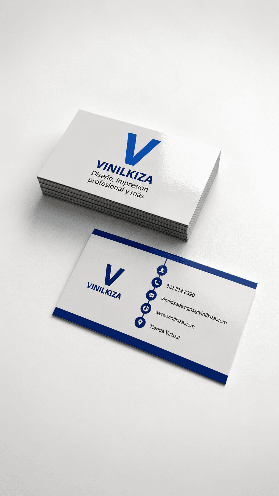 Tarjetas de presentacion personalizados - VINILKIZA Colombia